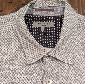 Ted Baker 3XL Geometric L/S Shirt